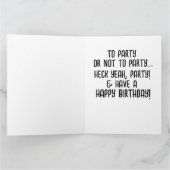 Young William Shakespere BIRTHDAY Card Dankeskarte (Innenseite)