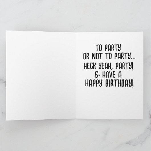 Young William Shakespere BIRTHDAY Card Dankeskarte (Innenseite)