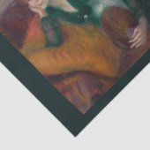 Young Woman in Green, William James Glackens Seidenpapier (Ausschnitt)