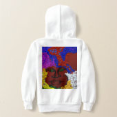 Young Woman in the Flower Mist Hoodie (AblageHinten)