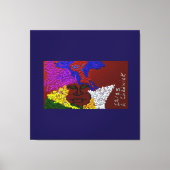 Young Woman in the Flower Mist Leinwanddruck (Vorderseite)