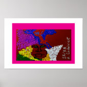 Young Woman in the Flower Mist Poster (Vorne)