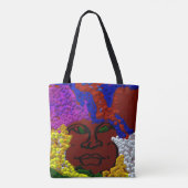 Young Woman in the Flower Mist Tasche (Rückseite)