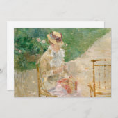 Young Woman Knitting | Berthe Morisot (Vorne/Hinten)