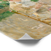 Young Woman Knitting | Berthe Morisot Poster (Ecke)