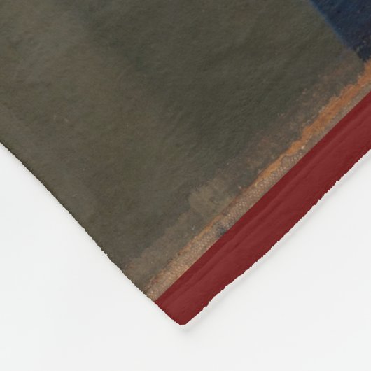 Young Woman Water Pitcher Vermeer Fleece Blanket (Ecke)