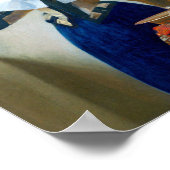 Young Woman with a Water Pitcher by Vermeer Poster (Ecke)