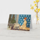 Young Women Reading | Osman Hamdi Bey | Karte (Gelbe Blume)