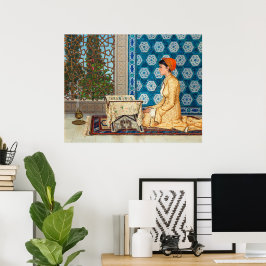Young Women Reading | Osman Hamdi Bey | Poster