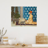 Young Women Reading | Osman Hamdi Bey | Poster (Küche)