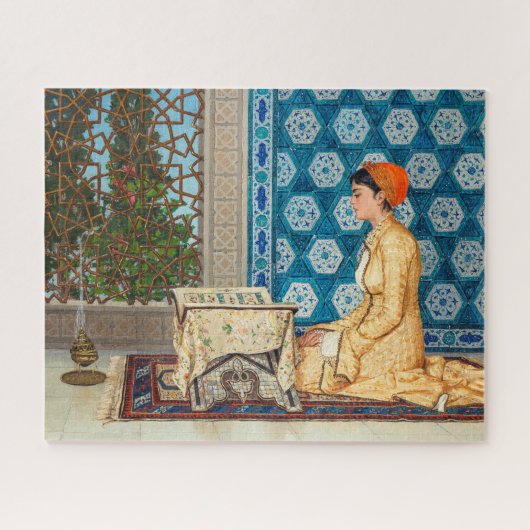 Young Women Reading | Osman Hamdi Bey | Puzzle (Horizontal)