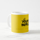 Young World Collective Logo  Kaffeetasse (Vorderseite Links)
