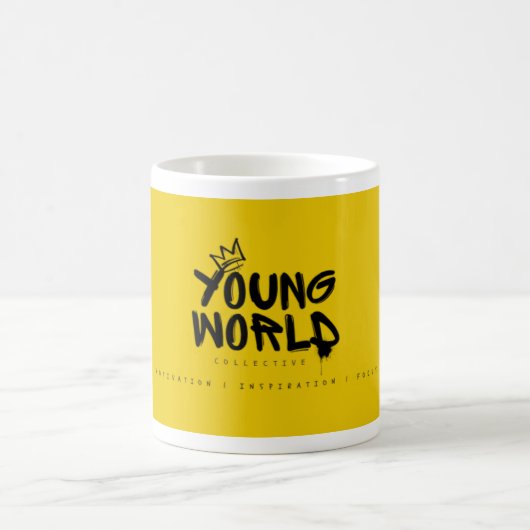 Young World Collective Logo  Kaffeetasse (Mittel)