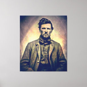 Young Wyatt Earp 1870 Leinwanddruck