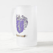 Youngberg Schild der Arme Mattglas Bierglas (Vorderseite Links)