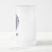 Youngberg Schild der Arme Mattglas Bierglas (Mittel)