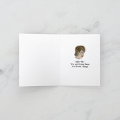 Younger and Older Self as Drivers Greeting Card Karte (Innenseite)