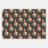 Younger Man Wrapping Paper Geschenkpapier Set (Vorderseite 3)