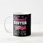Youngest Sister Shirt Rules Don't Apply To Me Matc Kaffeetasse (Links)