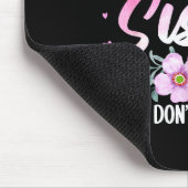 Youngest Sister Tee Rules Don't Apply To Me Funny Mousepad (Ecke)