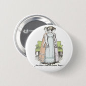 Youngest & Tallest, Jane Austen Pride & Prejudice Button (Vorne & Hinten)