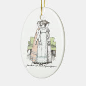 Youngest & Tallest, Jane Austen Pride & Prejudice Keramik Ornament (Links)