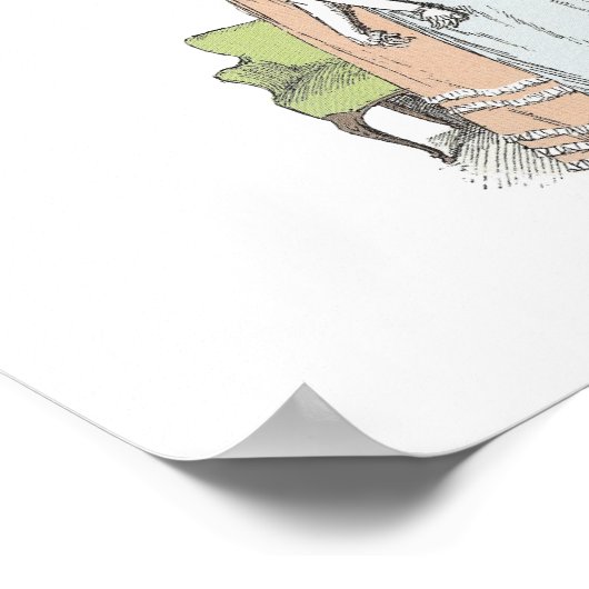 Youngest & Tallest, Jane Austen Pride & Prejudice Poster (Ecke)