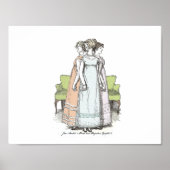Youngest & Tallest, Jane Austen Pride & Prejudice Poster (Vorne)