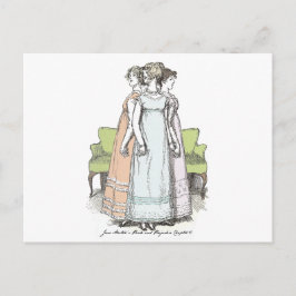 Youngest & Tallest, Jane Austen Pride & Prejudice Postkarte