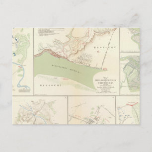 Youngs Zweigstelle Columbus, Ky Postkarte