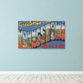 Youngstown, Ohio - Große Buchstabenszenen Leinwanddruck (Insitu (Holzboden))