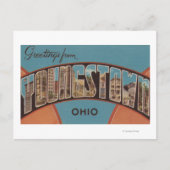 Youngstown, Ohio - Große Buchstabenszenen Postkarte (Vorderseite)