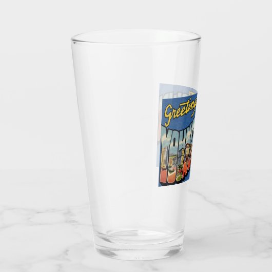 YOUNGSTOWN OHIO PINT GLASS GLAS (Rechts)