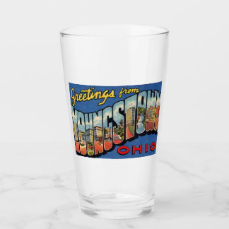 YOUNGSTOWN OHIO PINT GLASS GLAS
