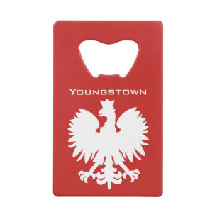 Youngstown Polish Eagle Bottle Opener Geldbeutel Flaschenöffner