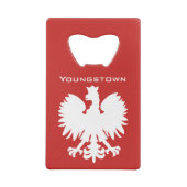 Youngstown Polish Eagle Bottle Opener Geldbeutel Flaschenöffner (Rückseite)