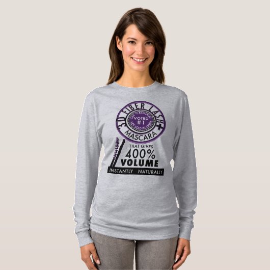 Younique Vorführer-personalisierte Förderung T-Shirt (Vorne ganz)