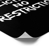 Your Affliction Is No Restriction Motivational Quo Poster (Ecke)