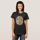 Your Anciety is a lying Brain Flowers Health Brain T-Shirt (Vorne ganz)