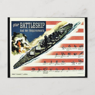 Your Battleship Postkarte
