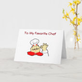 YOUR BIRTHDAY TO MY FAVORITE CHIEF KARTE (Gelbe Blume)