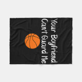 Your Boyfriend Can't Guard Me Sketll Sports Fleecedecke (Vorderseite (Horizontal))