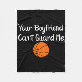 Your Boyfriend Can't Guard Me Sketll Sports  Fleecedecke (Vorderseite)