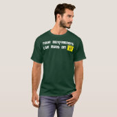 Your Boyfriends Car Runs On 87 Octane Funny Joke C T-Shirt (Vorne ganz)