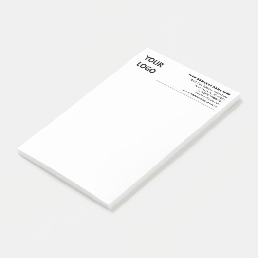 Your Branded Business Post-it® Notes Example Post-it Klebezettel (angewinkelt)