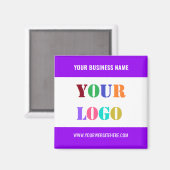 Your Branded Logo Business Promotional Magnet Gift (Vorderseite/Rückseite)