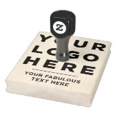 Your Business Logo and Text Custom Gummistempel (Stempel)