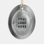 Your Business Logo Into Christmas Ball | Custom Keramik Ornament (Rechts)