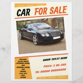 Your car for sale flyer
