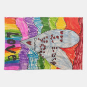 Your Child's Art Custom Printed on a Geschirrtuch (Horizontal)